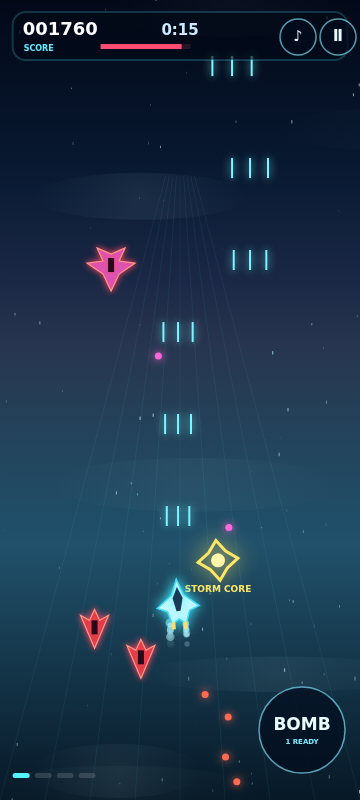 Steel Tempest portrait aerial combat in progress